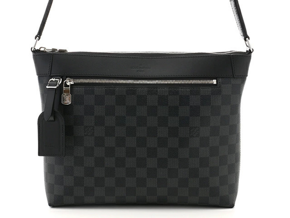 LOUIS VUITTON Bag Shoulder Mick NM Damier Graphite Black